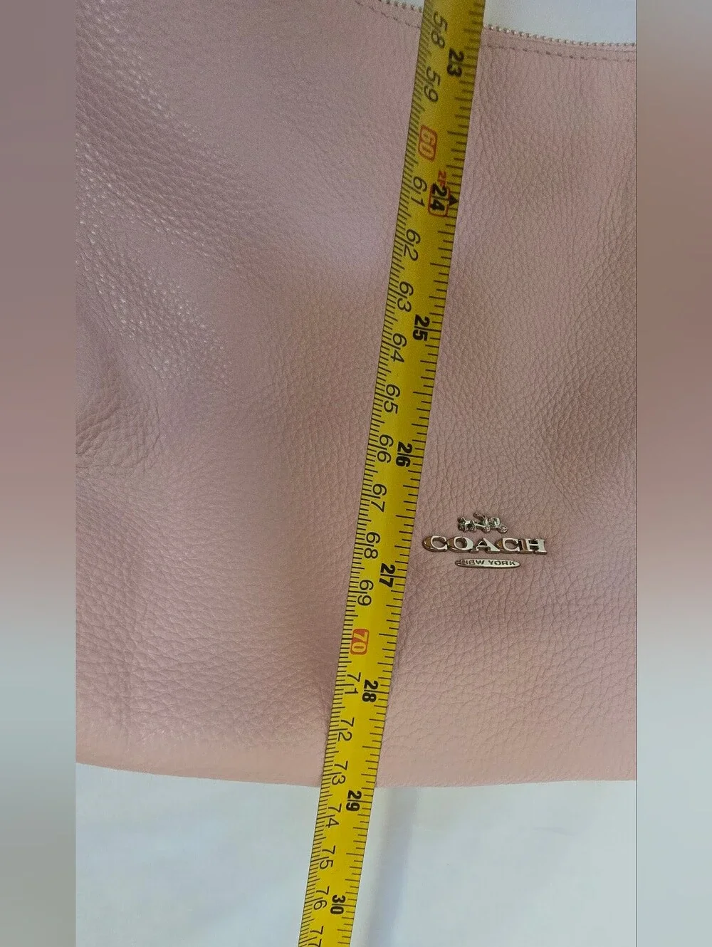 Coach Celeste Pink Ruby Pebbled Leather Convertible Hobo F36628